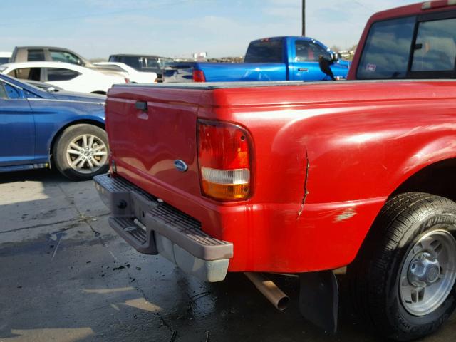 1FTCR14A2VPB45941 - 1997 FORD RANGER SUP RED photo 9