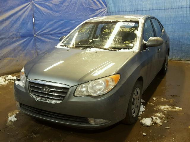 KMHDU46D99U799740 - 2009 HYUNDAI ELANTRA GL GRAY photo 2