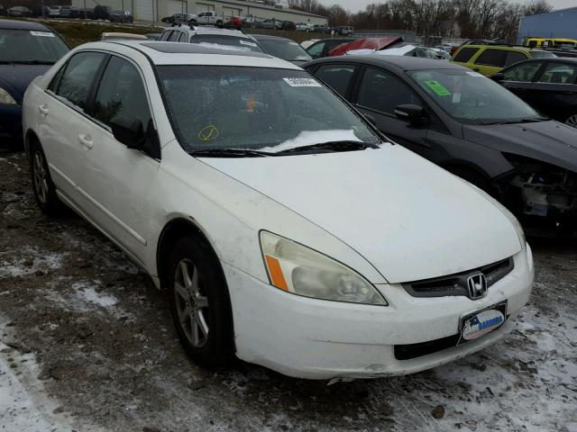 1HGCM66514A007497 - 2004 HONDA ACCORD EX WHITE photo 1