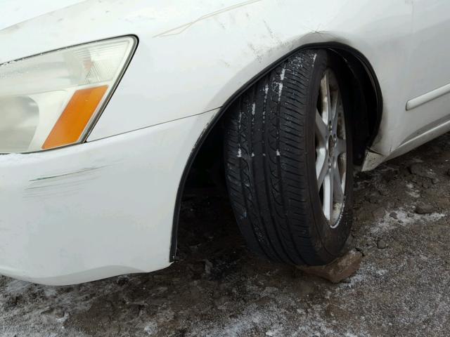 1HGCM66514A007497 - 2004 HONDA ACCORD EX WHITE photo 9