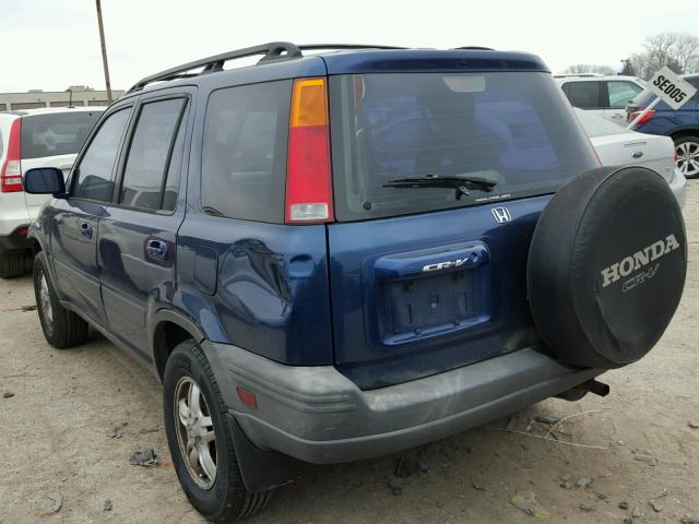 JHLRD186XXC058297 - 1999 HONDA CR-V EX BLUE photo 3