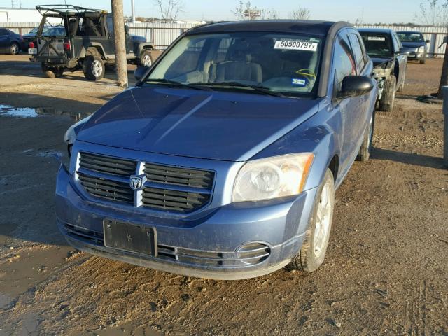 1B3HB28B17D133921 - 2007 DODGE CALIBER BLUE photo 2