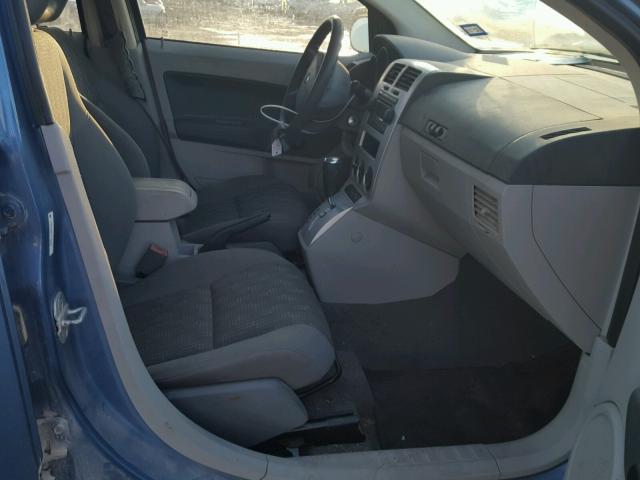 1B3HB28B17D133921 - 2007 DODGE CALIBER BLUE photo 5