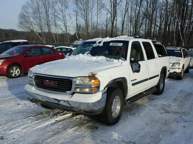 1GKFK16T21J308055 - 2001 GMC YUKON XL K WHITE photo 2