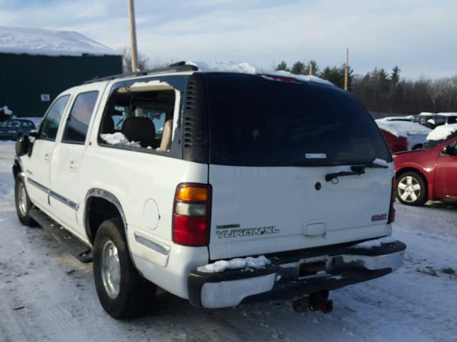 1GKFK16T21J308055 - 2001 GMC YUKON XL K WHITE photo 3