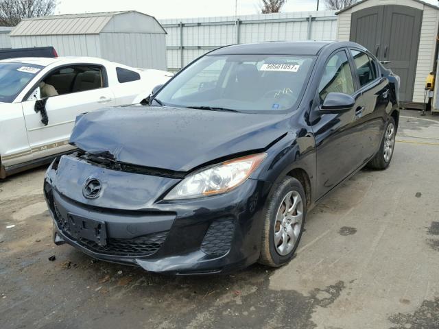 JM1BL1UG4C1504787 - 2012 MAZDA 3 I BLACK photo 2