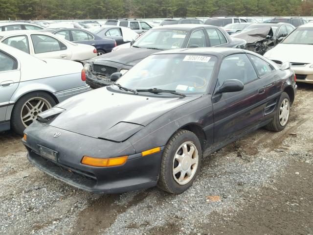 JT2SW21N3M0012381 - 1991 TOYOTA MR2 SPORT BLACK photo 2