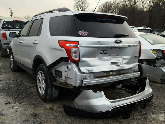 1FM5K7B84DGA77992 - 2013 FORD EXPLORER SILVER photo 3