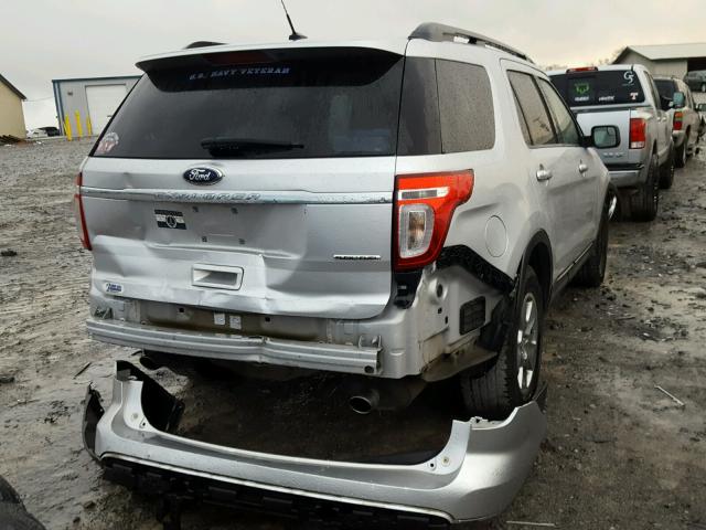 1FM5K7B84DGA77992 - 2013 FORD EXPLORER SILVER photo 4