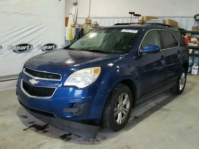 2CNALDEW9A6400952 - 2010 CHEVROLET EQUINOX LT BLUE photo 2