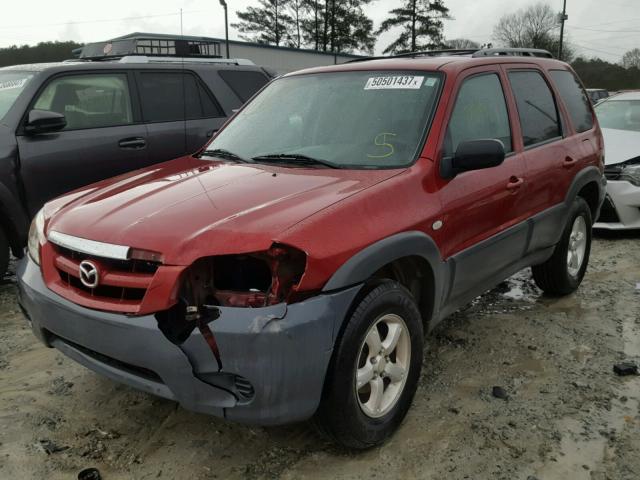 4F2YZ02Z66KM27894 - 2006 MAZDA TRIBUTE I RED photo 9