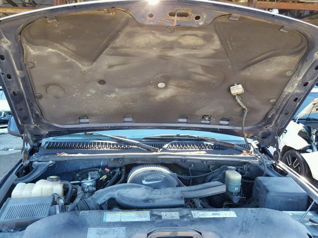 1GNEK13T71R145861 - 2001 CHEVROLET TAHOE K150 BLUE photo 7