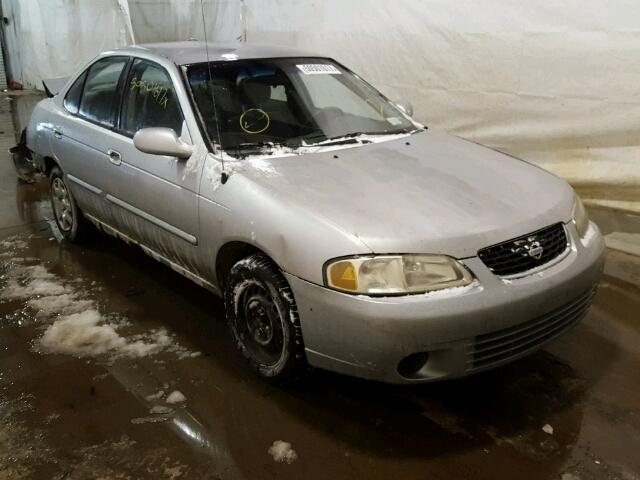 3N1CB51D42L619425 - 2002 NISSAN SENTRA XE SILVER photo 1