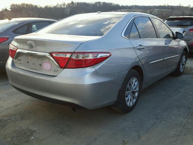 4T4BF1FK7GR546529 - 2016 TOYOTA CAMRY LE SILVER photo 4