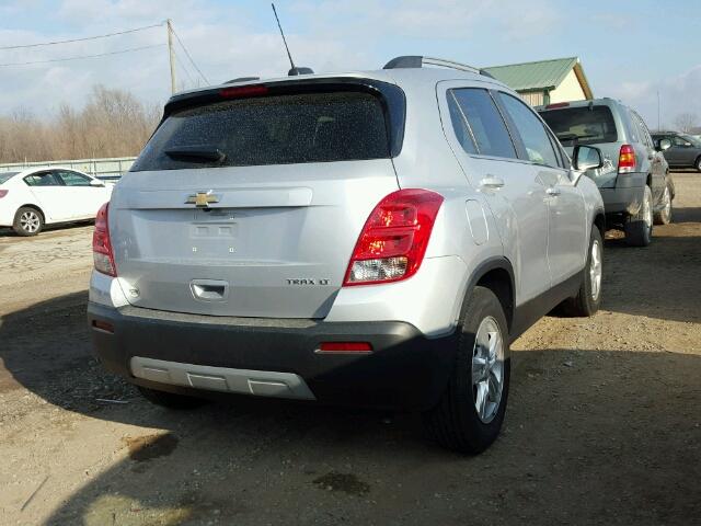 KL7CJLSBXGB622353 - 2016 CHEVROLET TRAX 1LT SILVER photo 4