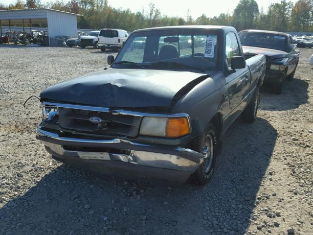 1FTCR10A2VUB44988 - 1997 FORD RANGER GREEN photo 2