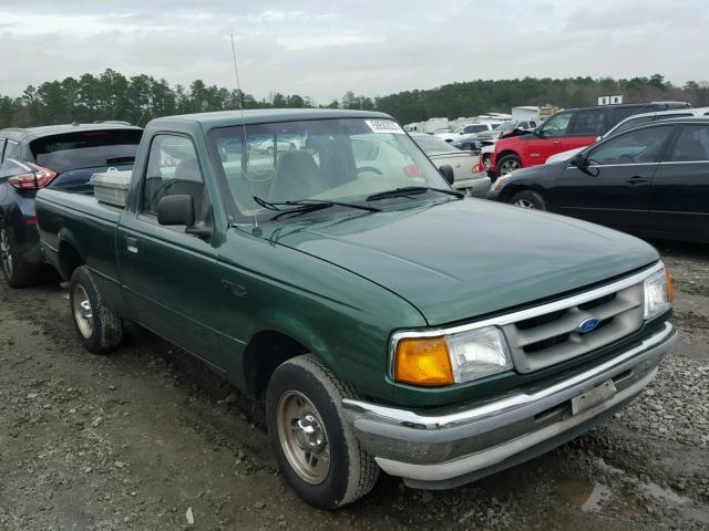 1FTCR10AXVUC81337 - 1997 FORD RANGER GREEN photo 1