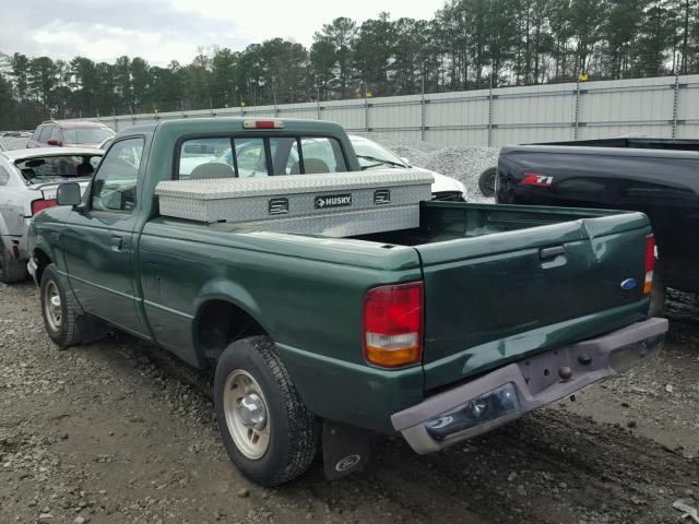 1FTCR10AXVUC81337 - 1997 FORD RANGER GREEN photo 3