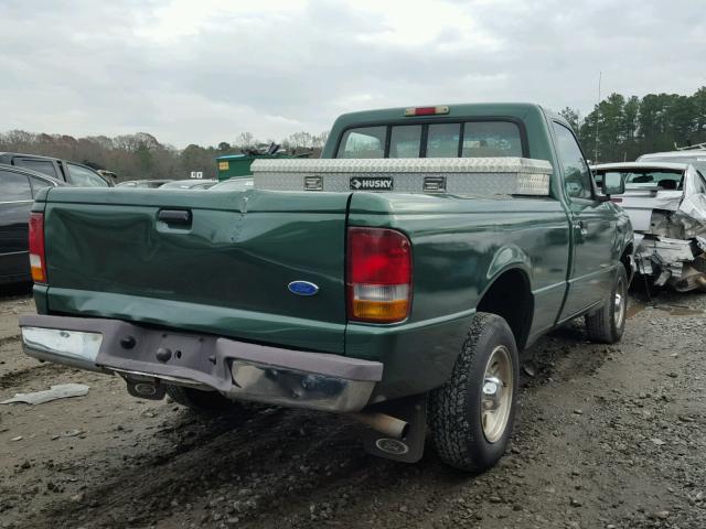 1FTCR10AXVUC81337 - 1997 FORD RANGER GREEN photo 4