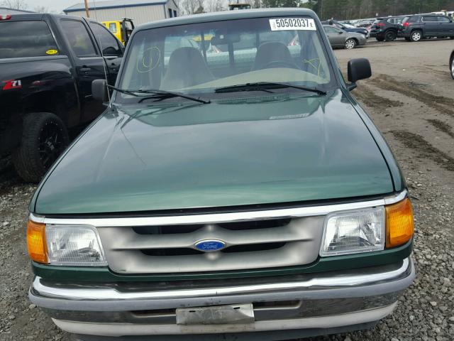 1FTCR10AXVUC81337 - 1997 FORD RANGER GREEN photo 9