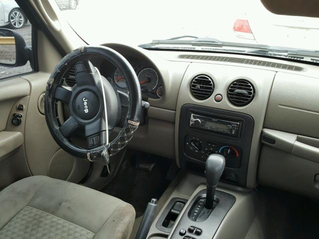 1J4GK48K76W239227 - 2006 JEEP LIBERTY SP BROWN photo 9