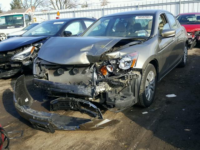 1HGCP26309A043669 - 2009 HONDA ACCORD LX GOLD photo 2