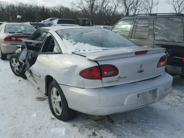 1G1JC124417182417 - 2001 CHEVROLET CAVALIER GRAY photo 3