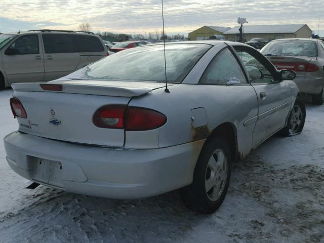 1G1JC124417182417 - 2001 CHEVROLET CAVALIER GRAY photo 4