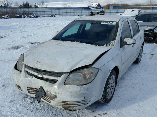 1G1AD5F52A7225918 - 2010 CHEVROLET COBALT 1LT WHITE photo 2