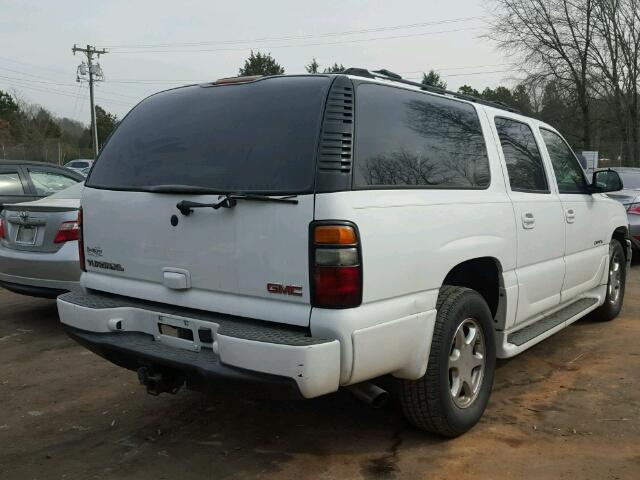 1GKFK66U65J193729 - 2005 GMC YUKON XL D WHITE photo 4