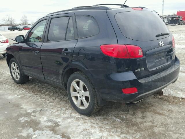 5NMSG13E07H006389 - 2007 HYUNDAI SANTA FE G BLUE photo 3