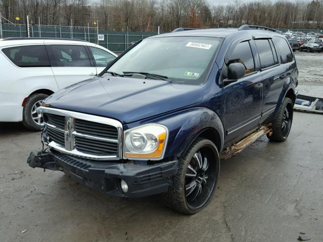 1D4HB58D64F213669 - 2004 DODGE DURANGO LI BLUE photo 2