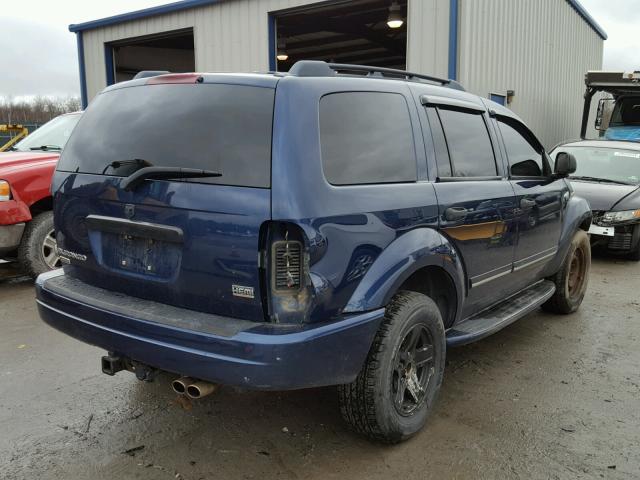 1D4HB58D64F213669 - 2004 DODGE DURANGO LI BLUE photo 4