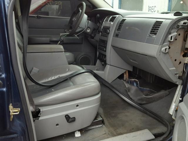 1D4HB58D64F213669 - 2004 DODGE DURANGO LI BLUE photo 5