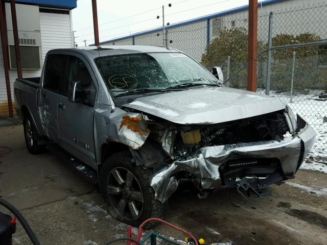 1N6AA0EC6BN315232 - 2011 NISSAN TITAN S SILVER photo 1