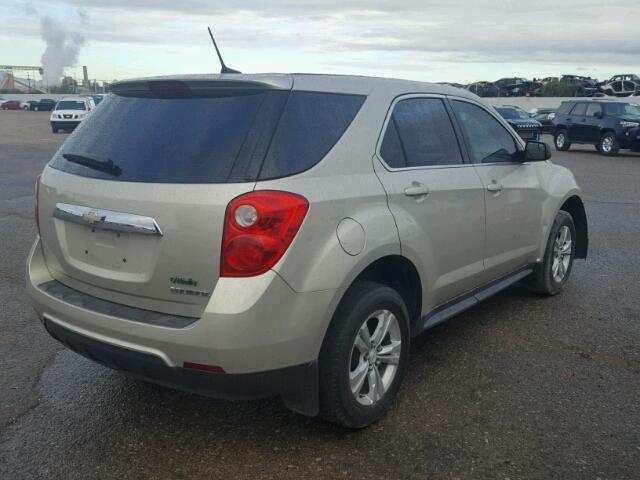 2GNALBEK8D6205328 - 2013 CHEVROLET EQUINOX LS SILVER photo 4