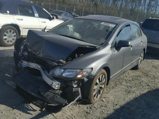 19XFA1F80BE011844 - 2011 HONDA CIVIC EX Srebrny zdjęcie 2