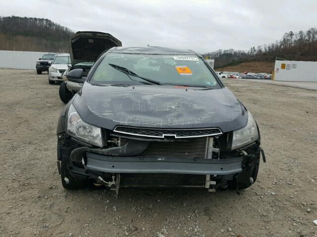 1G1PC5SB9D7254135 - 2013 CHEVROLET CRUZE LT BLACK photo 9