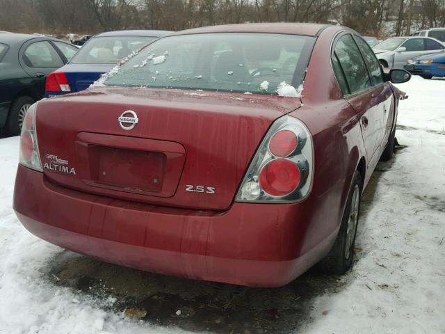 1N4AL11D35C264103 - 2005 NISSAN ALTIMA S RED photo 4