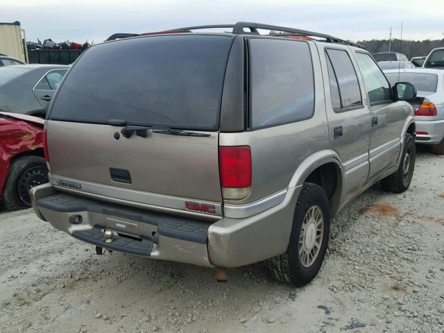 1GKDT13W6Y2254377 - 2000 GMC JIMMY / EN TAN photo 4