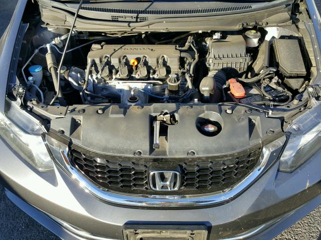 19XFB2F80DE207398 - 2013 HONDA CIVIC EX GRAY photo 7