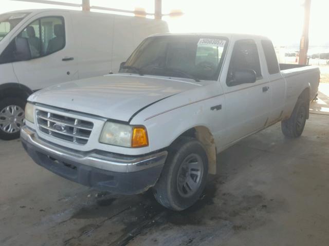 1FTYR14U31PA61203 - 2001 FORD RANGER SUP WHITE photo 2