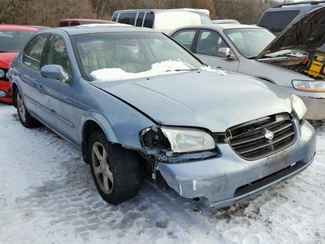 JN1CA31A2YT004132 - 2000 NISSAN MAXIMA GLE BLUE photo 1