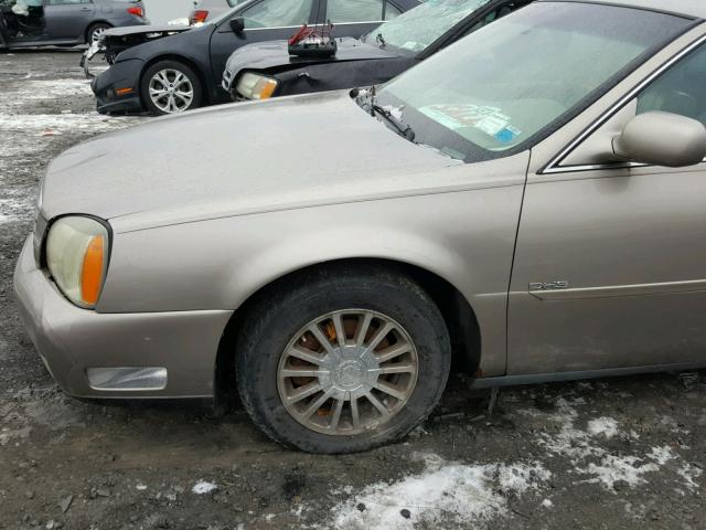 1G6KE54Y23U198037 - 2003 CADILLAC DEVILLE DH GOLD photo 9