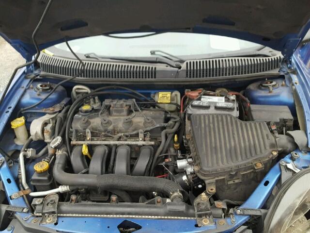 1B3ES56C64D528222 - 2004 DODGE NEON SXT BLUE photo 7