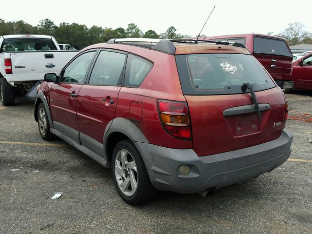 5Y2SL62834Z402134 - 2004 PONTIAC VIBE RED photo 3