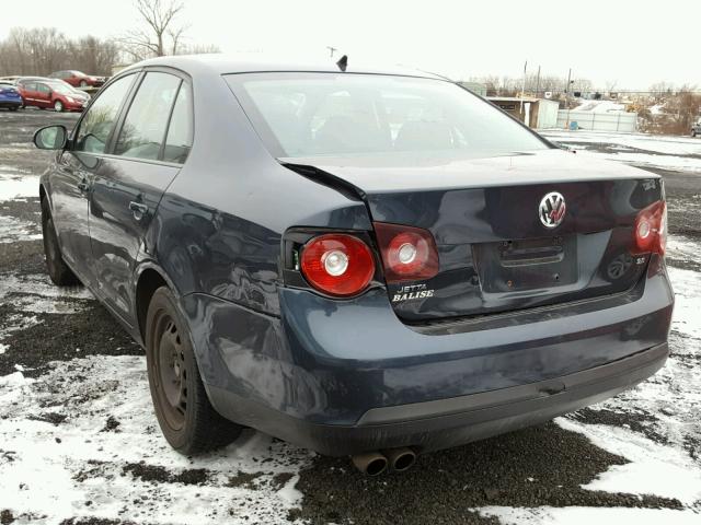 3VWJZ71K19M028240 - 2009 VOLKSWAGEN JETTA S 蓝色 照片 3