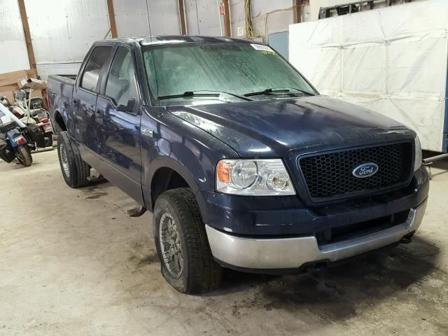 1FTPW14505KE06106 - 2005 FORD F150 SUPER BLUE photo 1