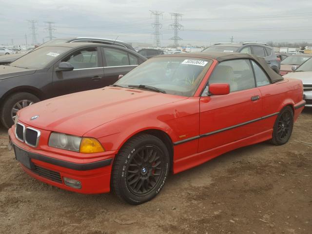 WBABJ7339WEA17279 - 1998 BMW 323 IC RED photo 2