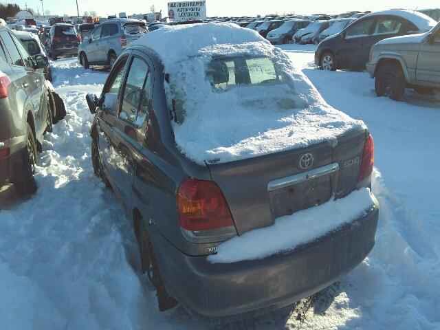 JTDBT123930298582 - 2003 TOYOTA ECHO GRAY photo 3